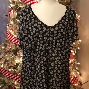 Button down sunflower dress